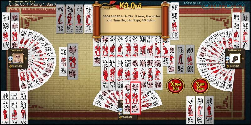 Phổ biến luật chơi và quy định trong game bài chắn 4 ket-qua-u-cac-to-hop-tong-diem
